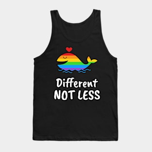 Different Not Less, Gay pride Tank Top